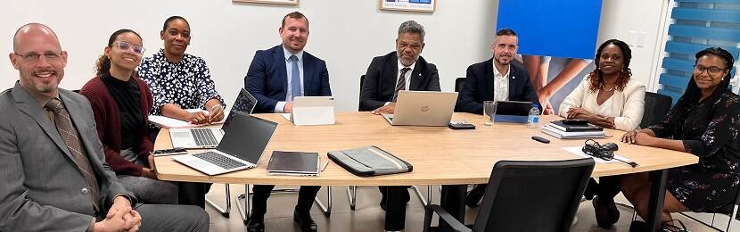 Bezoek Premier Dr. Luc Mercelina aan TWO Sint Maarten